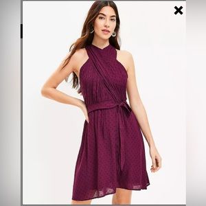 Crossover Halter Dress